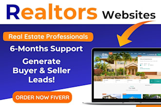 create realtor real estate website to capture buyers sellers leads