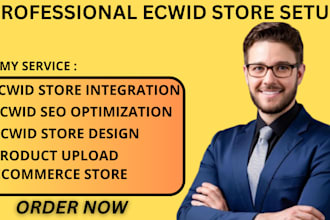 setup design and redesign your ecwid ecommerce store ecwid seo shopify store