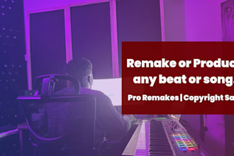 remake or produce any beat or song to avoid copyright