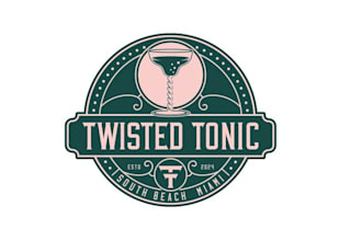 design unique cool bar logo
