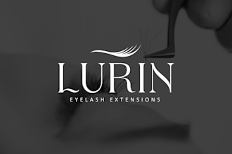 create luxury wordmark typography font text lettering logo