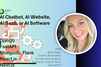 develop ai chatbot, ai website, ai saas or ai software