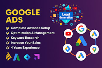 setup, optimize, audit and manage google ads ppc campaigns