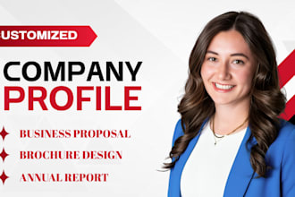 design company profile business brochure design annual report booklet ebook