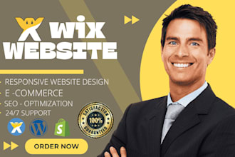 design, redesign, build wix website, online store, photo booth and  portfolio