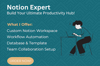 build a custom notion workspace, CRM or workflow automation