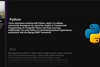 develop professional websites using nextjs and django