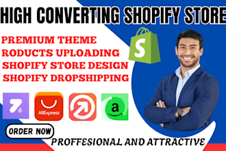 build shopify zendrop aliexpress importify amazon importer websites store design
