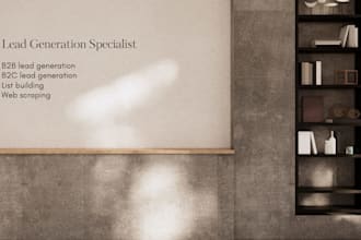 be your lead generation specialist