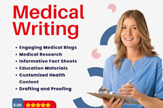 write SEO friendly, patient focused medical content for health websites
