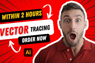 do redraw vector tracing, convert to vector logo, vectorize image