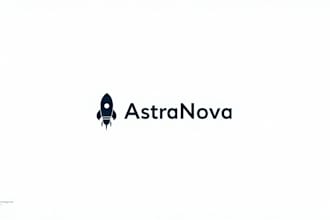 make an amazing 3d unique small rocket sketch logo in one day