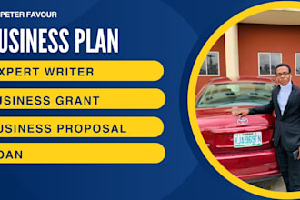 develop a detailed business plan for investors, loans, proposal, business grant