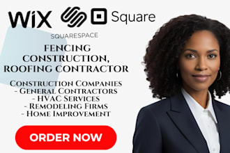 build a responsive fencing contractor remodeling, hvac, plumbing company website