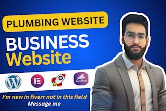 design a professional plumber wordpress website