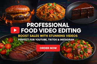 do cinematic food video editing for social media