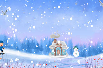 do children book illustration and create water color children book illustration