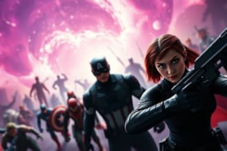 create a cinematic marvel style intro animation,