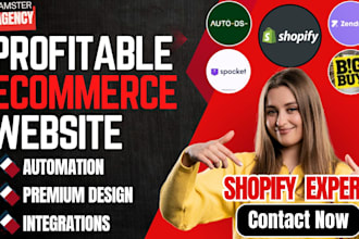 build wholesale shopify dropshipping store website development modalyst autods