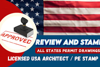 review stamp architectural plan and structural engineer, pe stamp, florida stamp