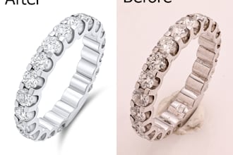 do professional jewelry retouching and enhancement services