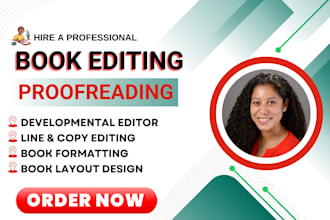 proofread and developmental edit typeset fiction novel memoir, nonfiction book
