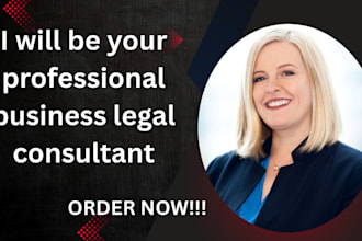 be your professional business legal consultant