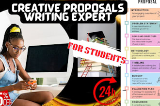 write and design quality proposals on any topic for students