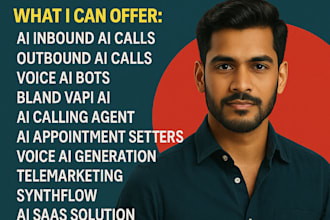 build in and outbound ai voice agent on vapi bland retell synthflow with CRM ghl