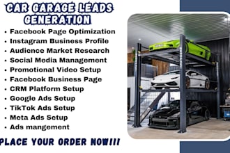 car garage leads car garage leads facebook ads car garage leads video ads