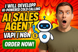 develop ai powered cold calling ai sales agent sdr agent vapi ai agent n8n