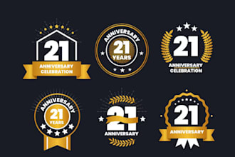do anniversary logo or any graphics design for your brand