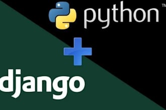 do full stack website development with python django flask and react