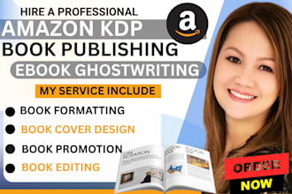 publish book on amazon kindle kdp french book formatting ebook ghostwriting