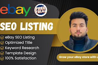 ebay product listing, SEO ebay listing, ebay lister, cross listing
