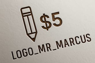 quick and original minimalist logo design