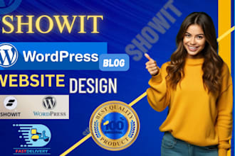 design and customize showit website or template