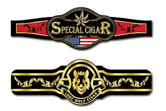 creative a modern premium brand, label and cigar bands logo design