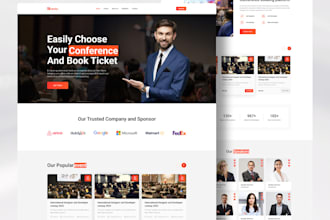 design a stunning event booking website, sport event ticket booking website