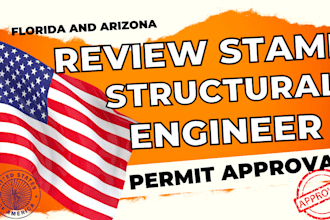 review stamp plans as a licensed civil and structural engineer in florida
