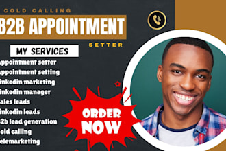 be your b2b appointment setter linkedin marketing manager sales leads generation