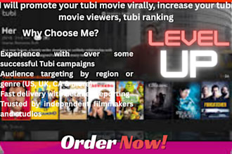 do viral  tubi movie promotion, increase tubi viewers, tubi ranking