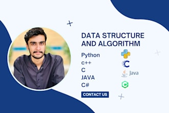do data structures and algorithms, spss data analysis, python, java, cpp tasks