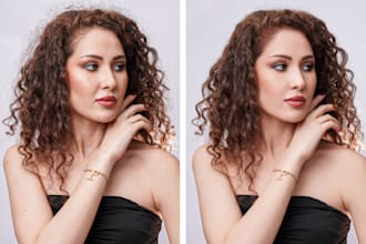 flawless portrait retouching, fashion, beauty, selfies