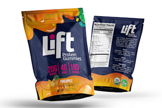 product label, food packaging, weed pouch sachet, myler bag, label with mockup
