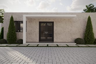 design and render interior, exterior with 3ds max