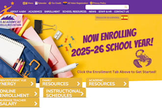 design kindergarten website, preschool, childcare, daycare website