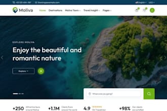 build tourism website tour tourism website tourism, vacation wordpress website