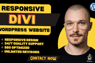 be divi expert for wordpress divi website design, divi theme, and divi builder