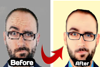 fix enhance , blur , upscale low quality photo